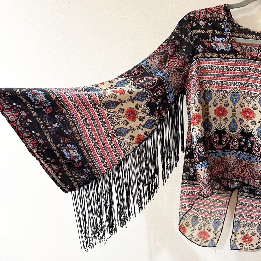Bohemian Long Sleeve Blouse